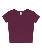 Lane Seven Women's Baby Tee. LS82001 - Mauve Wine