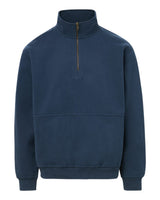 MV Sport Men's Vintage Fleece Quarter-Zip Pullover. 26160 - Navy