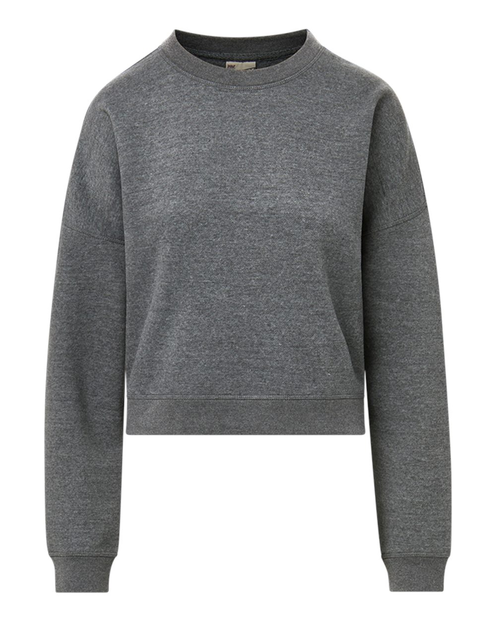 MV Sport Women's Vintage Fleece Crewneck Sweatshirt. W26144 - Charcoal