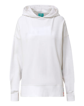 MV Sport Women's Mood & Vibe™ Motif Hooded Sweatshirt. W26162 - White