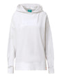 MV Sport Women's Mood & Vibe™ Motif Hooded Sweatshirt. W26162 - White