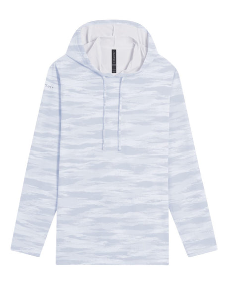 ANETIK Men's Low Pro Tech Camo Hooded Long Sleeve T-Shirt. MVLPRH6 - Ice Camo