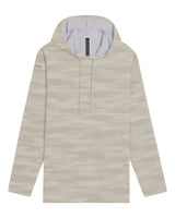 ANETIK Men's Low Pro Tech Camo Hooded Long Sleeve T-Shirt. MVLPRH6 - Stone Camo