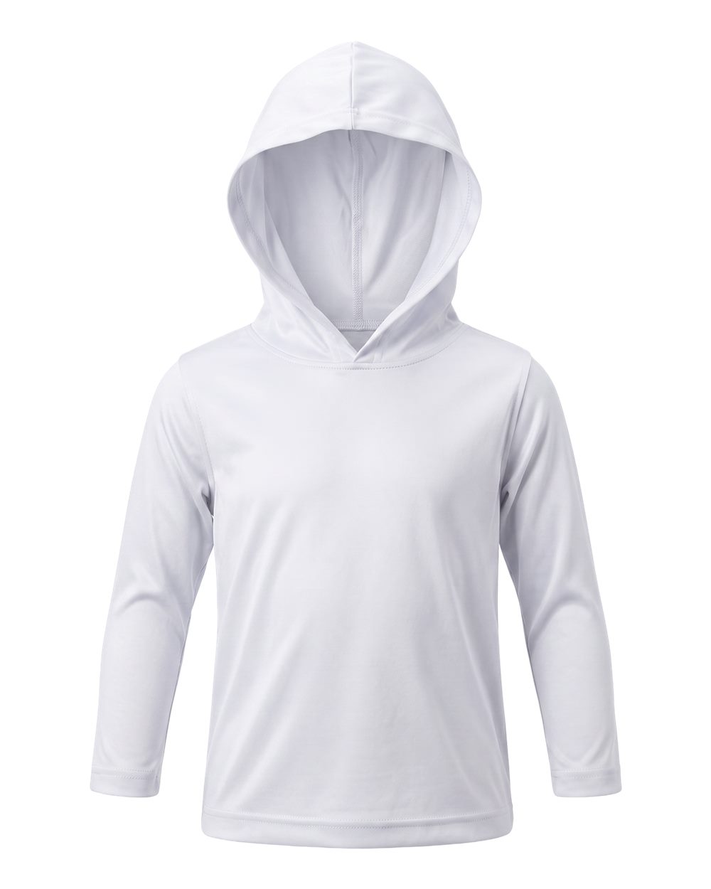Paragon Toddler Bahama Hooded Long Sleeve T-Shirt. 221T - White
