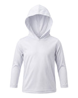 Paragon Toddler Bahama Hooded Long Sleeve T-Shirt. 221T - White