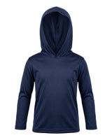 Paragon Toddler Bahama Hooded Long Sleeve T-Shirt. 221T - Navy