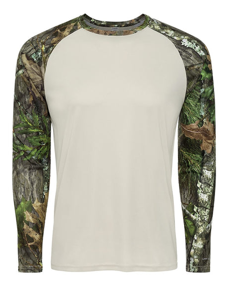 Paragon Men's Jackson Mossy Oak Colorblocked Long Sleeve T-Shirt. 236 - NWTF Obsession
