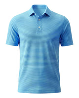 Paragon Men's Shadow Polo. 140 - Reef Blue