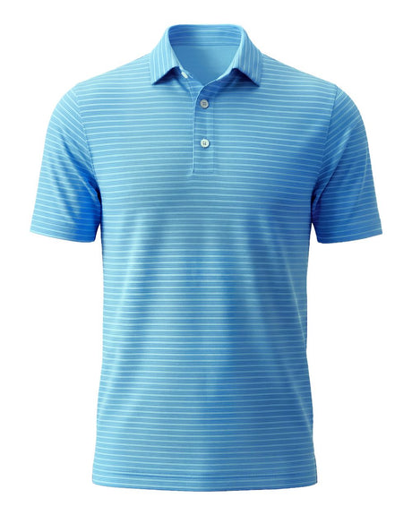 Paragon Men's Shadow Polo. 140 - Reef Blue