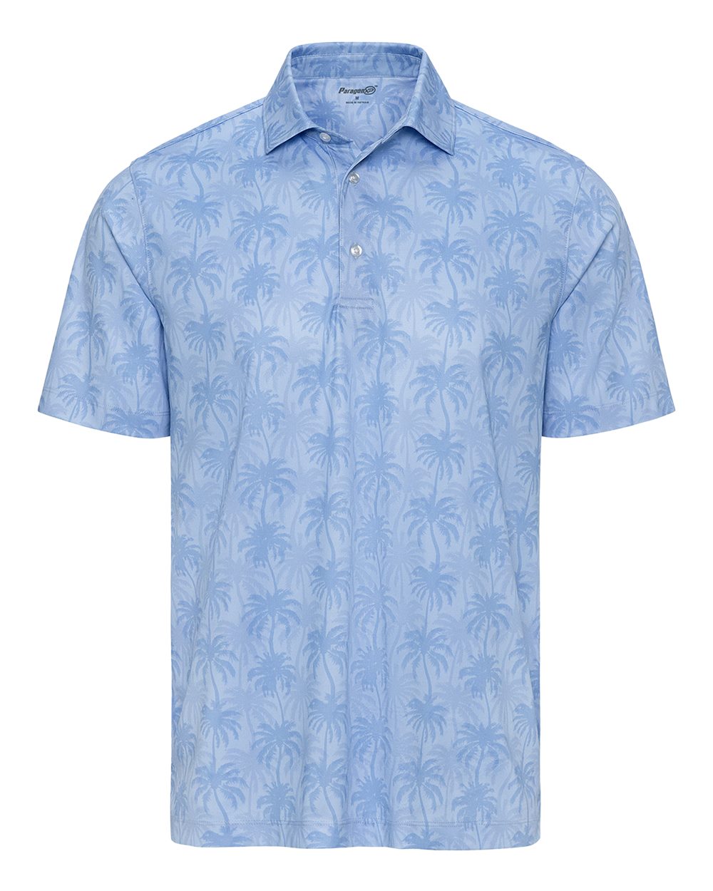Paragon Men's Charleston Sublimated Polo. 154 - Light Blue