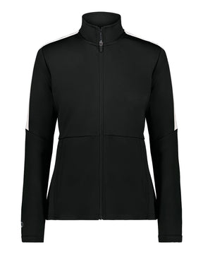 Holloway Women's Crosstown Full-Zip Jacket. 223730 - Black/ White