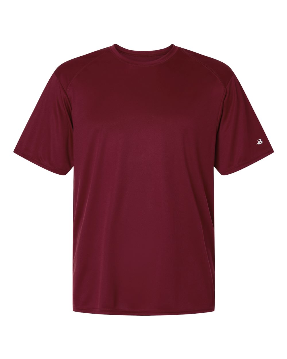 Badger Men's B-Core Sport Shoulders T-Shirt. 4120 - Cardinal