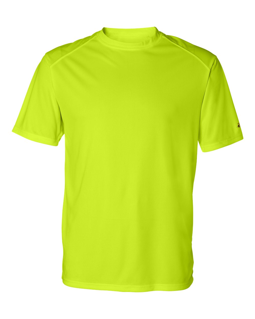 Badger Men's B-Core Sport Shoulders T-Shirt. 4120 - Safety Yellow