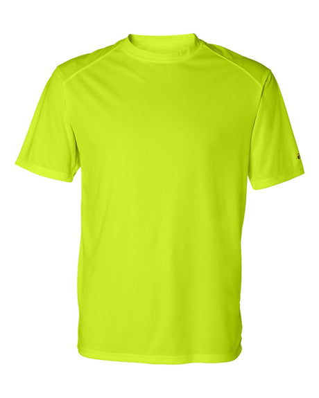 Badger Men's B-Core Sport Shoulders T-Shirt. 4120 - Safety Yellow