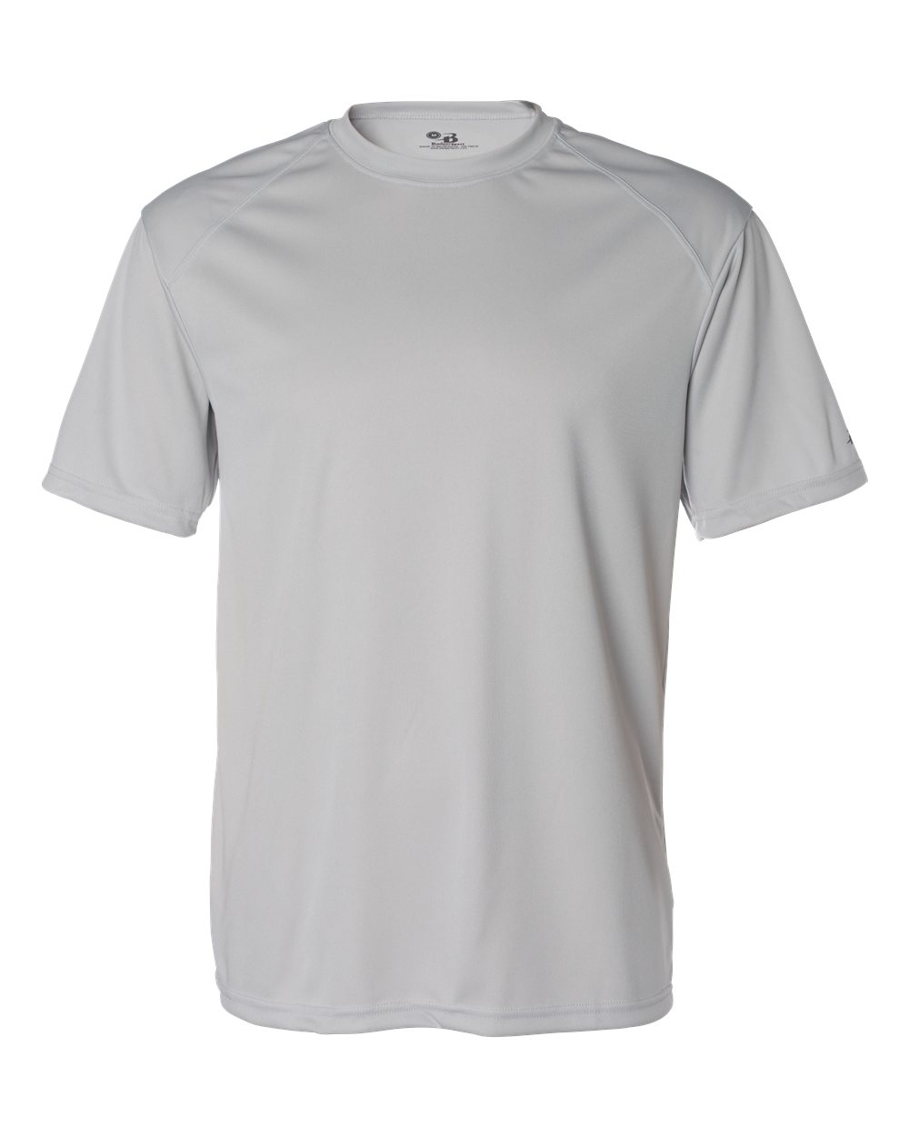 Badger Men's B-Core Sport Shoulders T-Shirt. 4120 - Silver