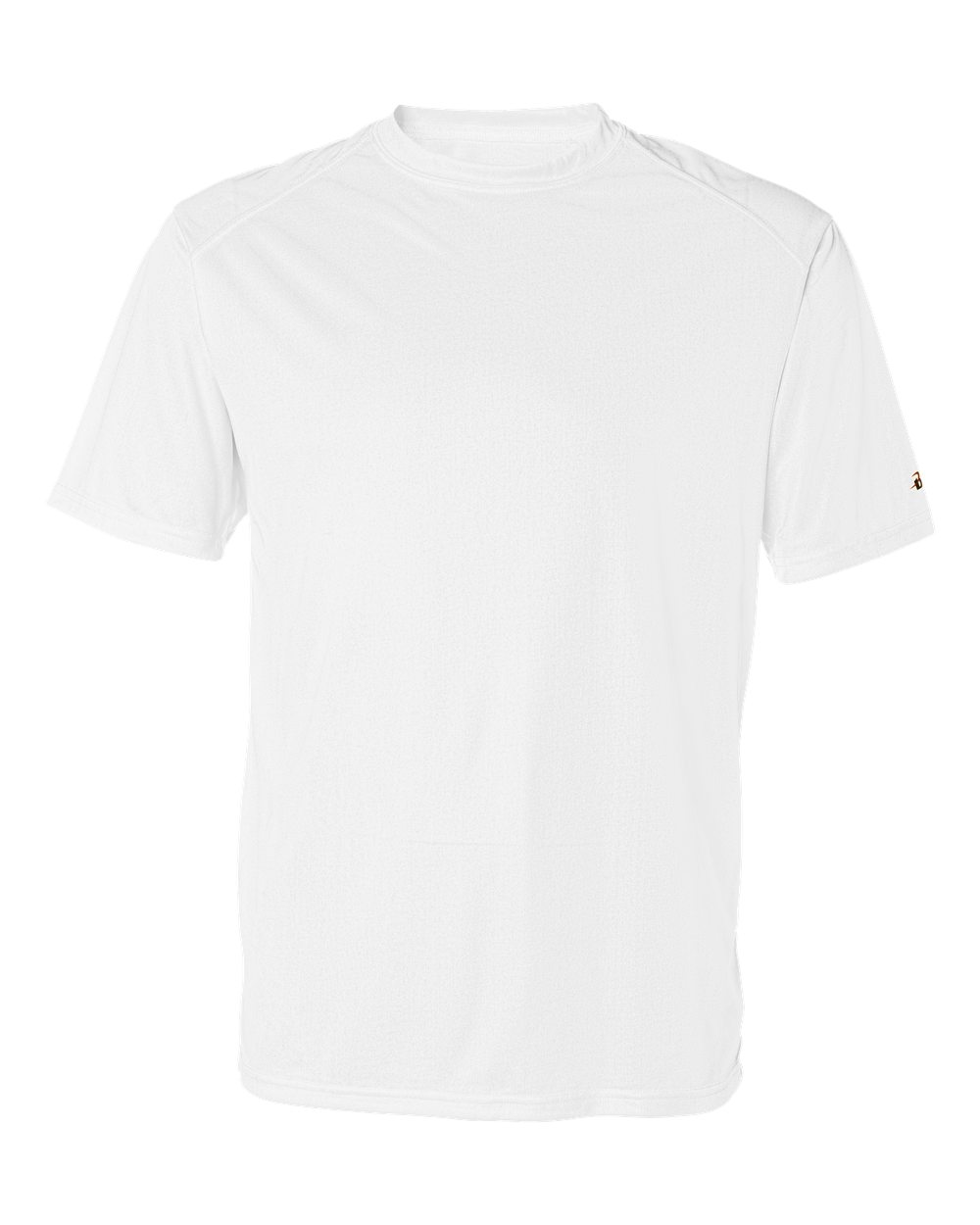 Badger Men's B-Core Sport Shoulders T-Shirt. 4120 - White