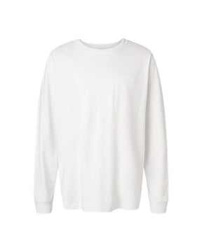 econscious Unisex Reclaimist Fiber Long Sleeve Pocket T-Shirt. EC1065