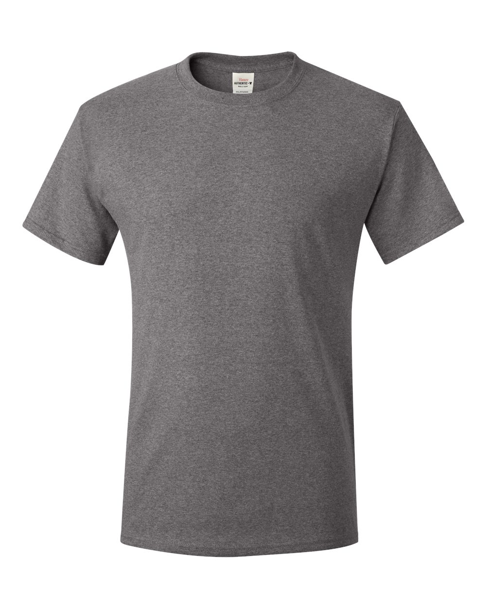 Hanes Unisex Authentic T-Shirt. 5250 - Charcoal Heather