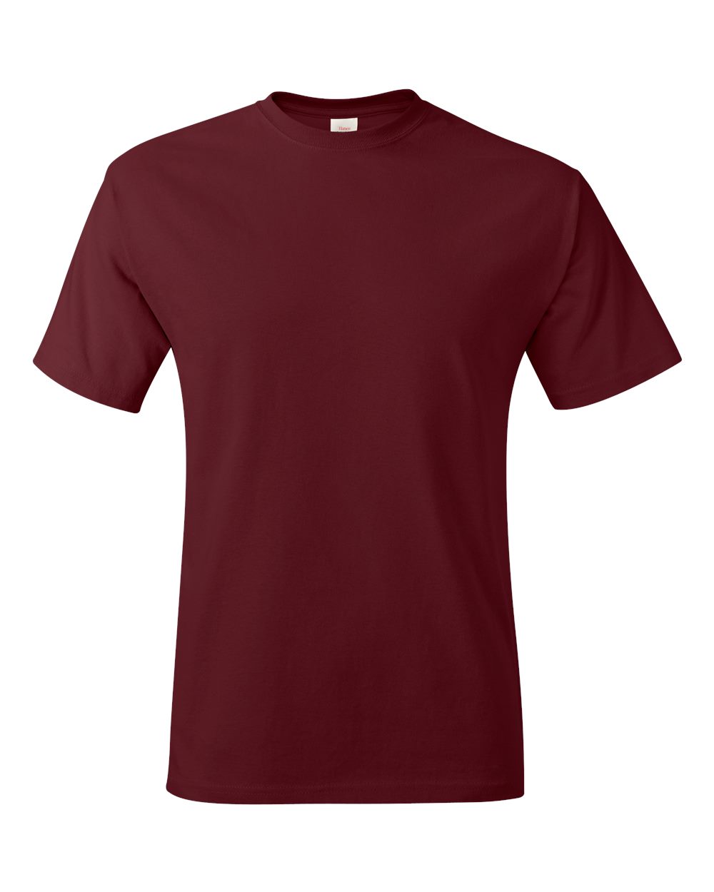 Hanes Unisex Authentic T-Shirt. 5250 - Maroon