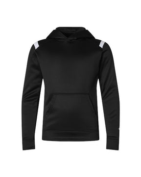 Badger Youth On The Rise Performance Hooded Sweatshirt. B12000