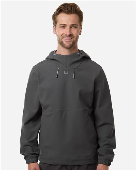 HUK Men's Breaker Soft Shell Hooded Pullover. H4000205