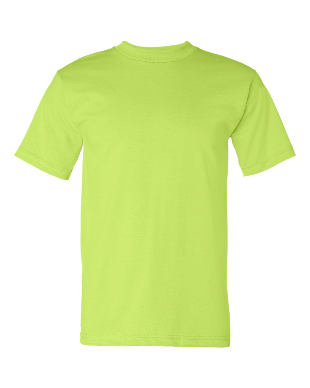 Bayside Unisex USA-Made Heavyweight T-Shirt. 5100 - Lime Green