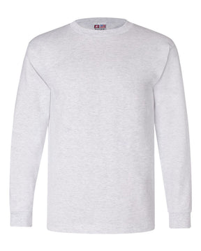 Bayside Unisex USA-Made Long Sleeve T-Shirt. 6100 - Ash