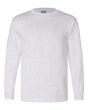 Bayside Unisex USA-Made Long Sleeve T-Shirt. 6100 - Ash