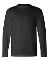 Bayside Unisex USA-Made Long Sleeve T-Shirt. 6100 - Black