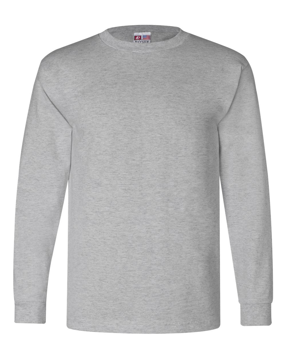 Bayside Unisex USA-Made Long Sleeve T-Shirt. 6100 - Dark Ash