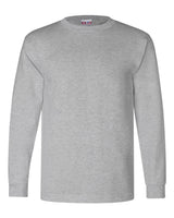 Bayside Unisex USA-Made Long Sleeve T-Shirt. 6100 - Dark Ash