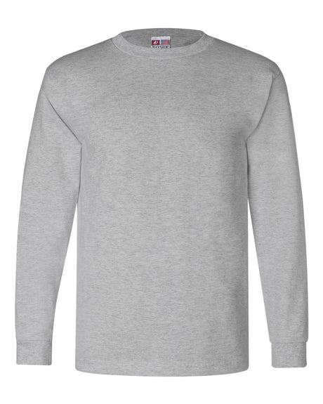 Bayside Unisex USA-Made Long Sleeve T-Shirt. 6100 - Dark Ash