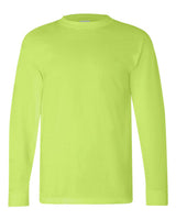 Bayside Unisex USA-Made Long Sleeve T-Shirt. 6100 - Lime Green