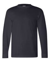 Bayside Unisex USA-Made Long Sleeve T-Shirt. 6100 - Navy