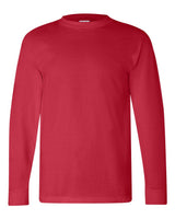 Bayside Unisex USA-Made Long Sleeve T-Shirt. 6100 - Red