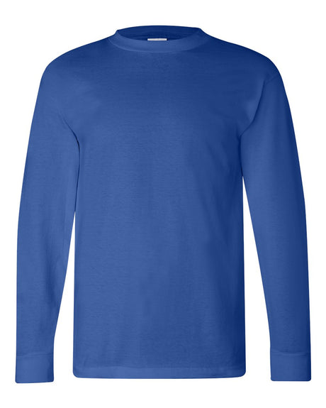 Bayside Unisex USA-Made Long Sleeve T-Shirt. 6100 - Royal Blue