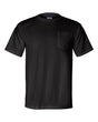 Bayside Unisex Union-Made Pocket T-Shirt. 3015 - Black