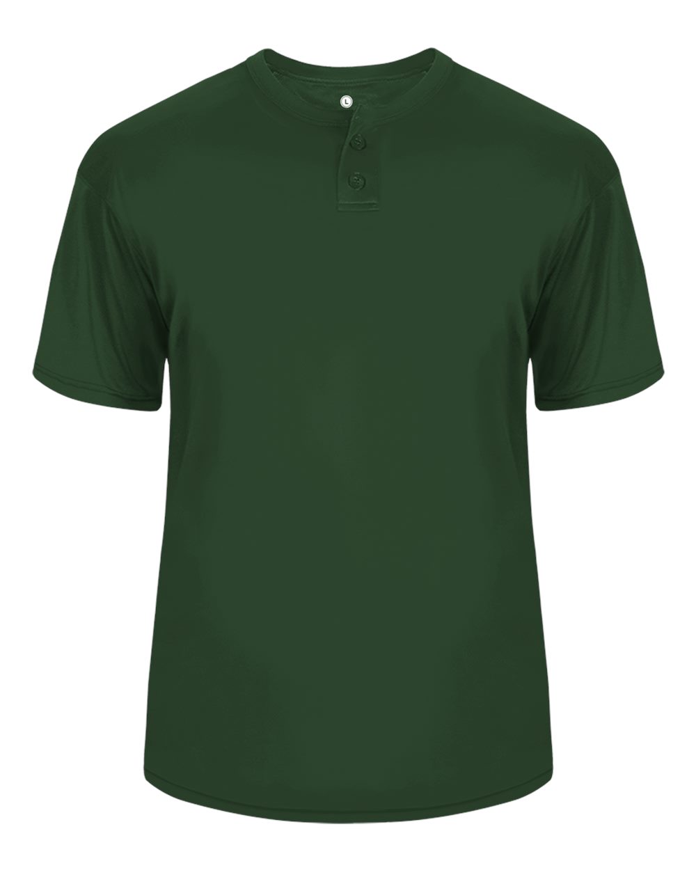 Alleson Athletic Men's B-Core Placket Jersey. 7930 - Forest