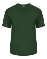 Alleson Athletic Men's B-Core Placket Jersey. 7930 - Forest