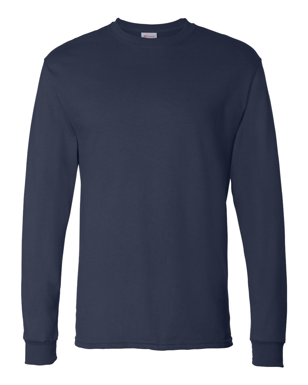 Hanes Unisex Essential-T Long Sleeve T-Shirt. 5286 - Navy