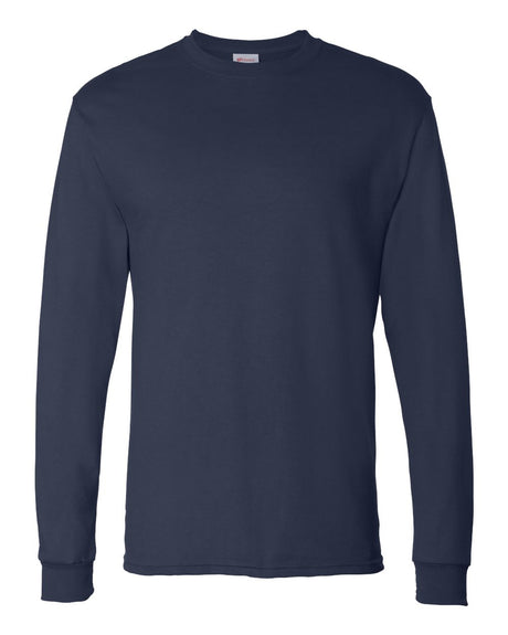 Hanes Unisex Essential-T Long Sleeve T-Shirt. 5286 - Navy