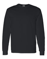 Gildan Unisex Heavy Cotton™ Long Sleeve T-Shirt. 5400 - Black