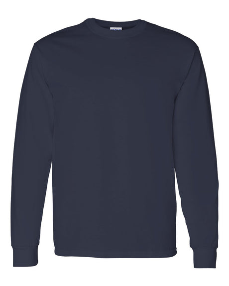 Gildan Unisex Heavy Cotton™ Long Sleeve T-Shirt. 5400 - Navy