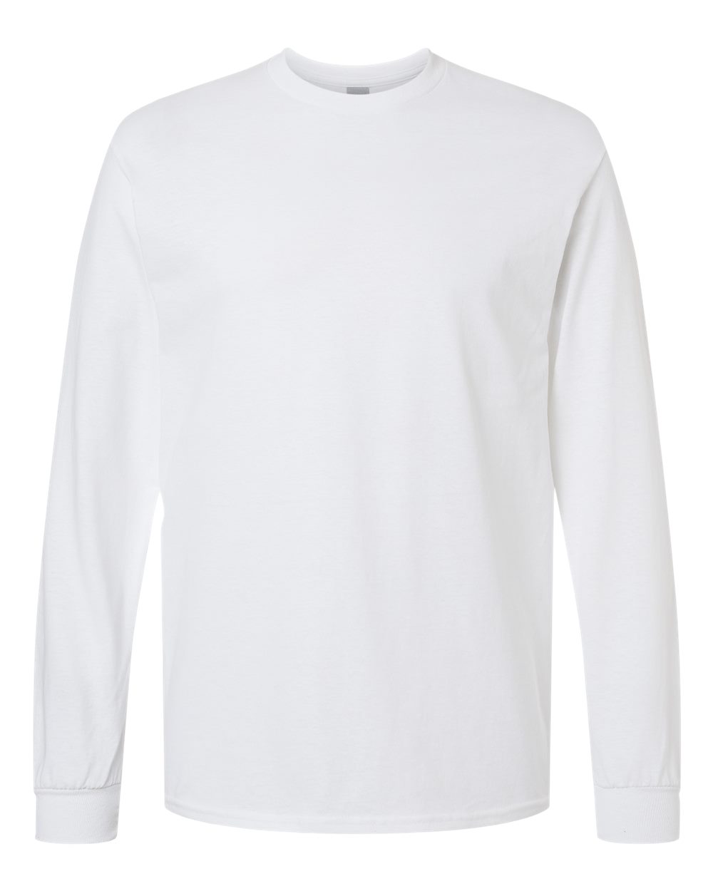 Gildan Unisex Heavy Cotton™ Long Sleeve T-Shirt. 5400 - White
