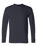 Bayside Unisex Union-Made Long Sleeve T-Shirt. 2955 - Navy