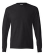 Hanes Unisex Authentic Long Sleeve T-Shirt. 5586 - Black