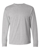 Hanes Unisex Authentic Long Sleeve T-Shirt. 5586 - Light Steel