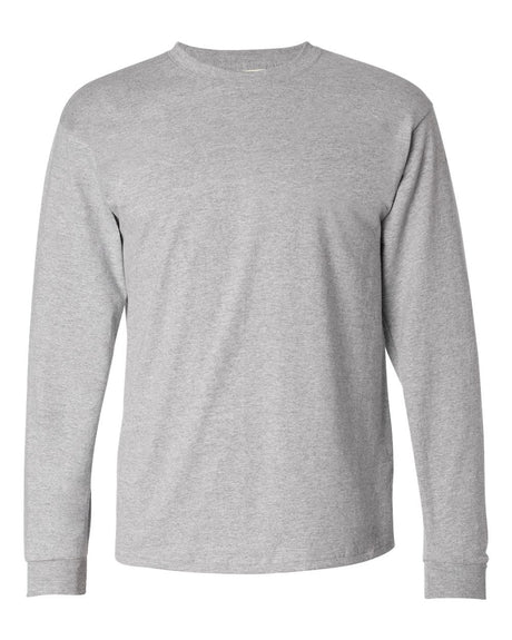 Hanes Unisex Authentic Long Sleeve T-Shirt. 5586 - Light Steel