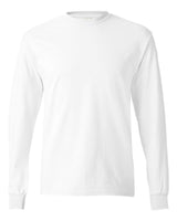 Hanes Unisex Authentic Long Sleeve T-Shirt. 5586 - White