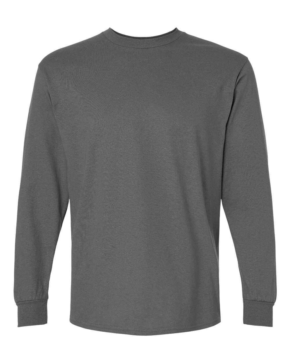 Gildan Unisex Ultra Cotton® Long Sleeve T-Shirt. 2400 - Charcoal